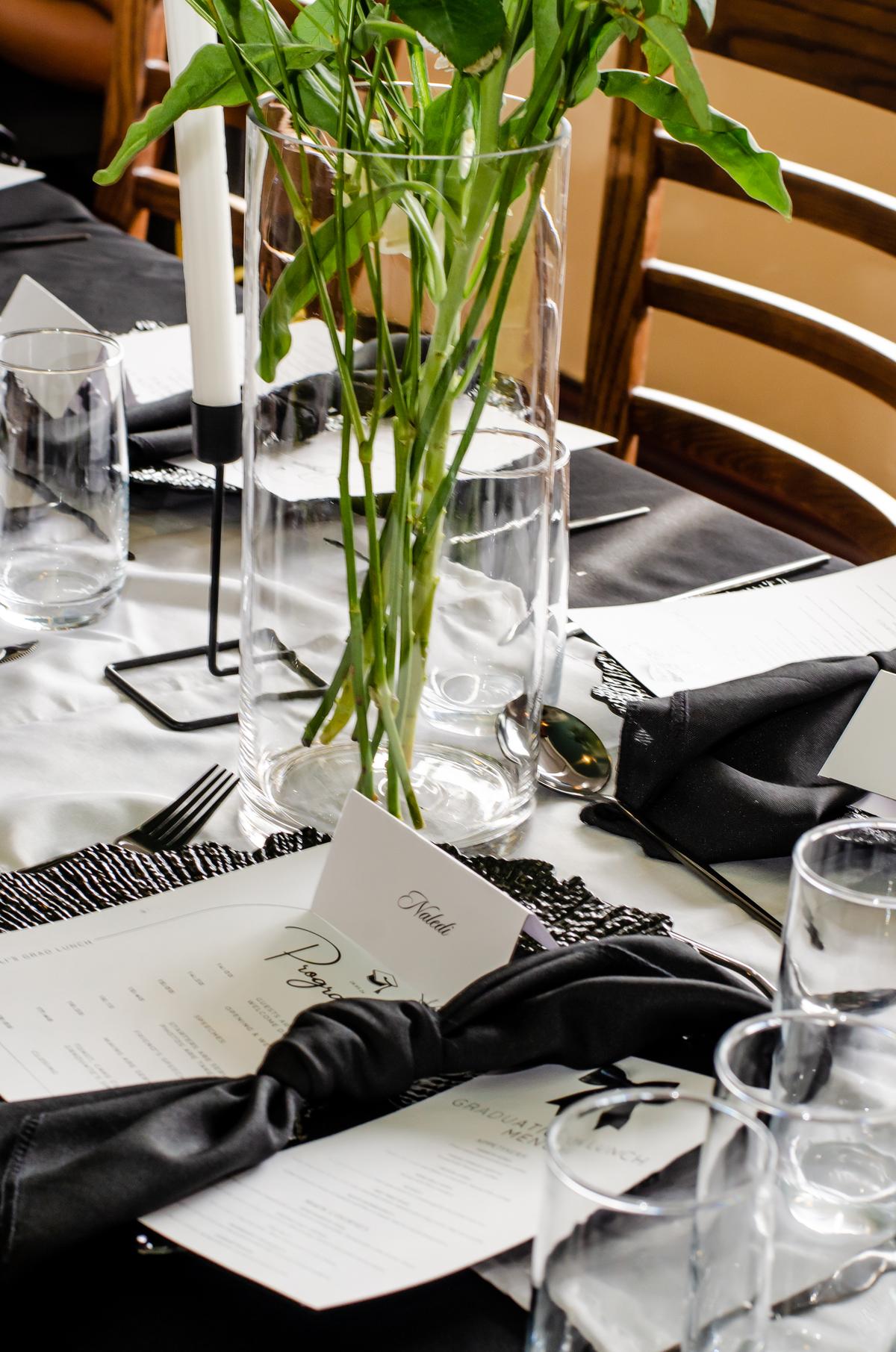 Katlego graduation table name cards